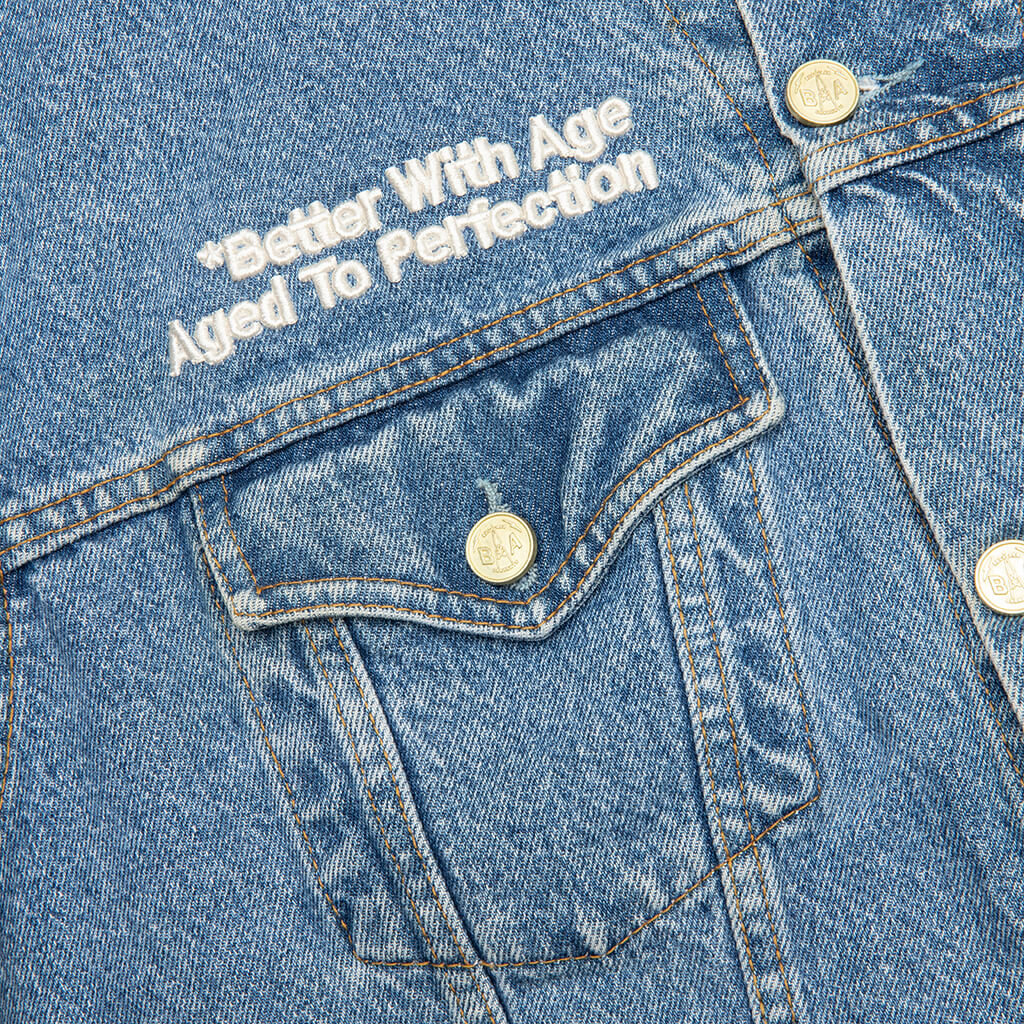 Portrait Denim Jacket - Multi - Image 4