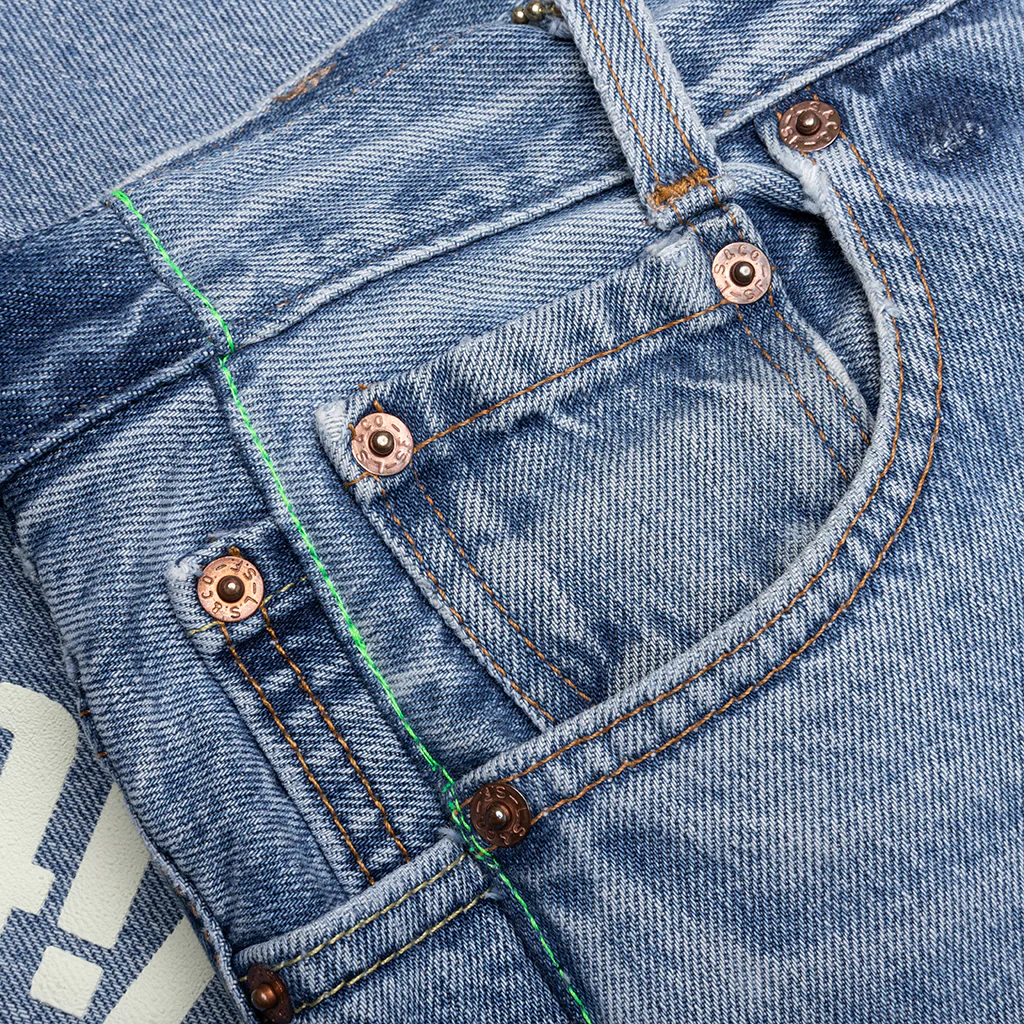 Baggy Jawn Denim Pants - Indigo - Image 3