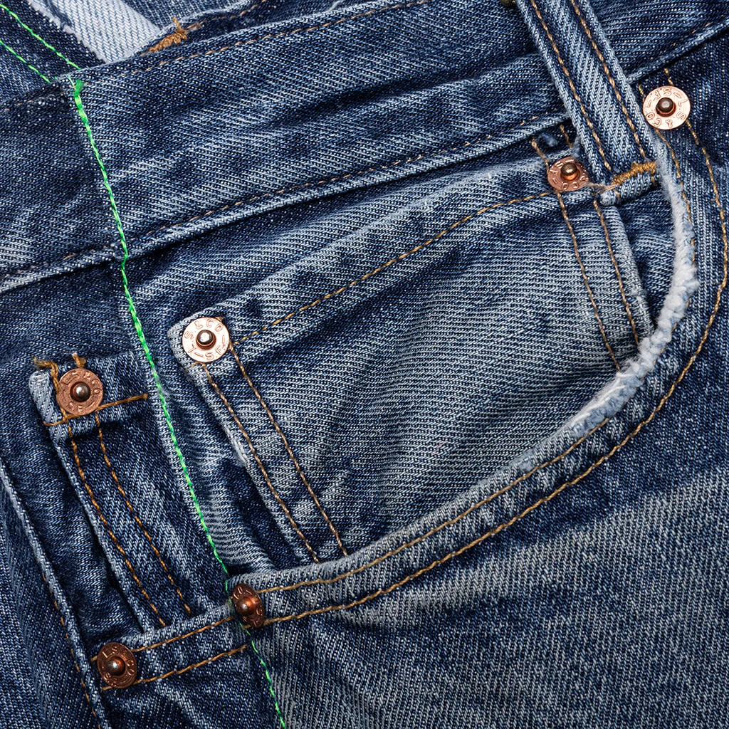 Baggy Jawn Denim Pants - Indigo - Image 3
