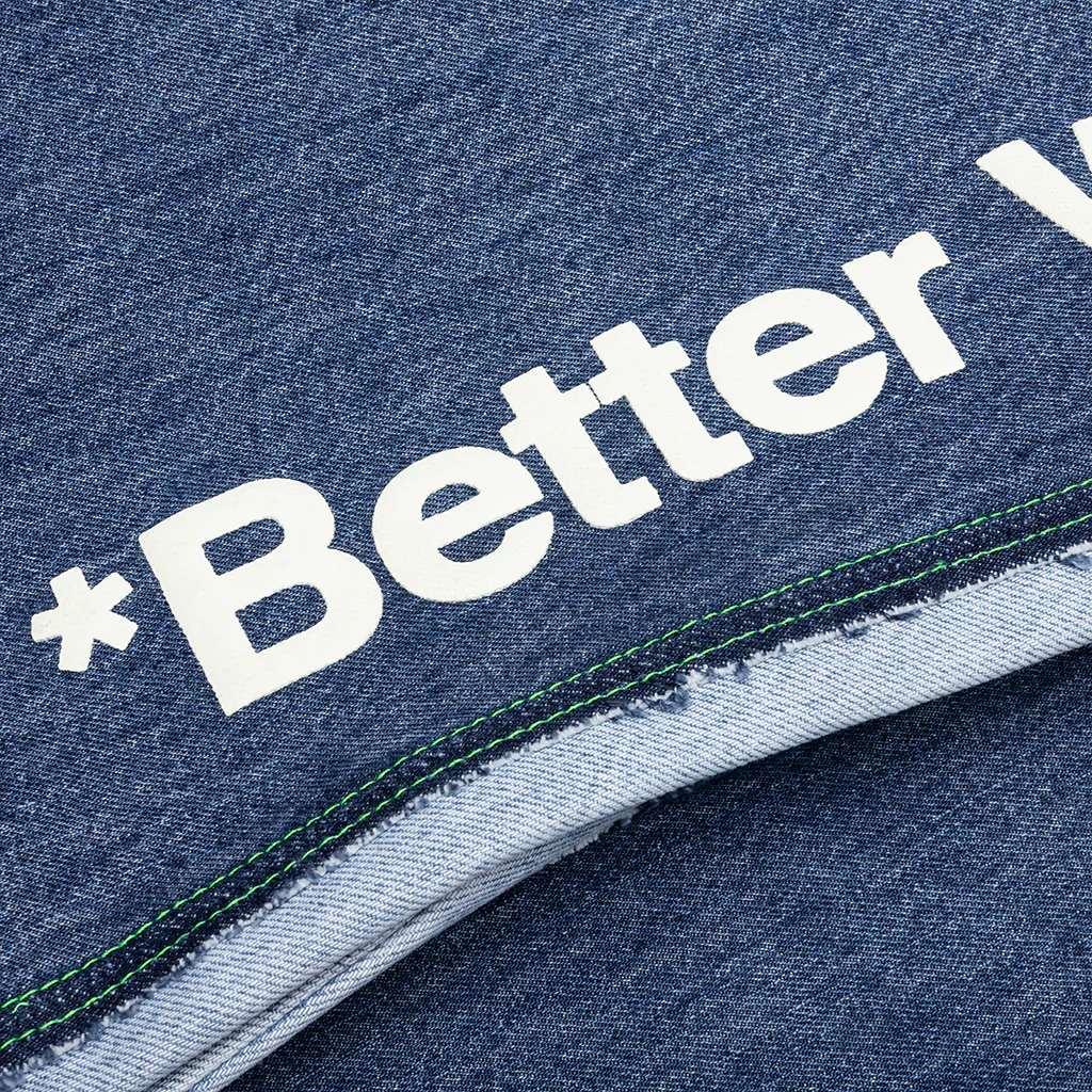 Baggy Jawn Denim Pants - Indigo - Image 4