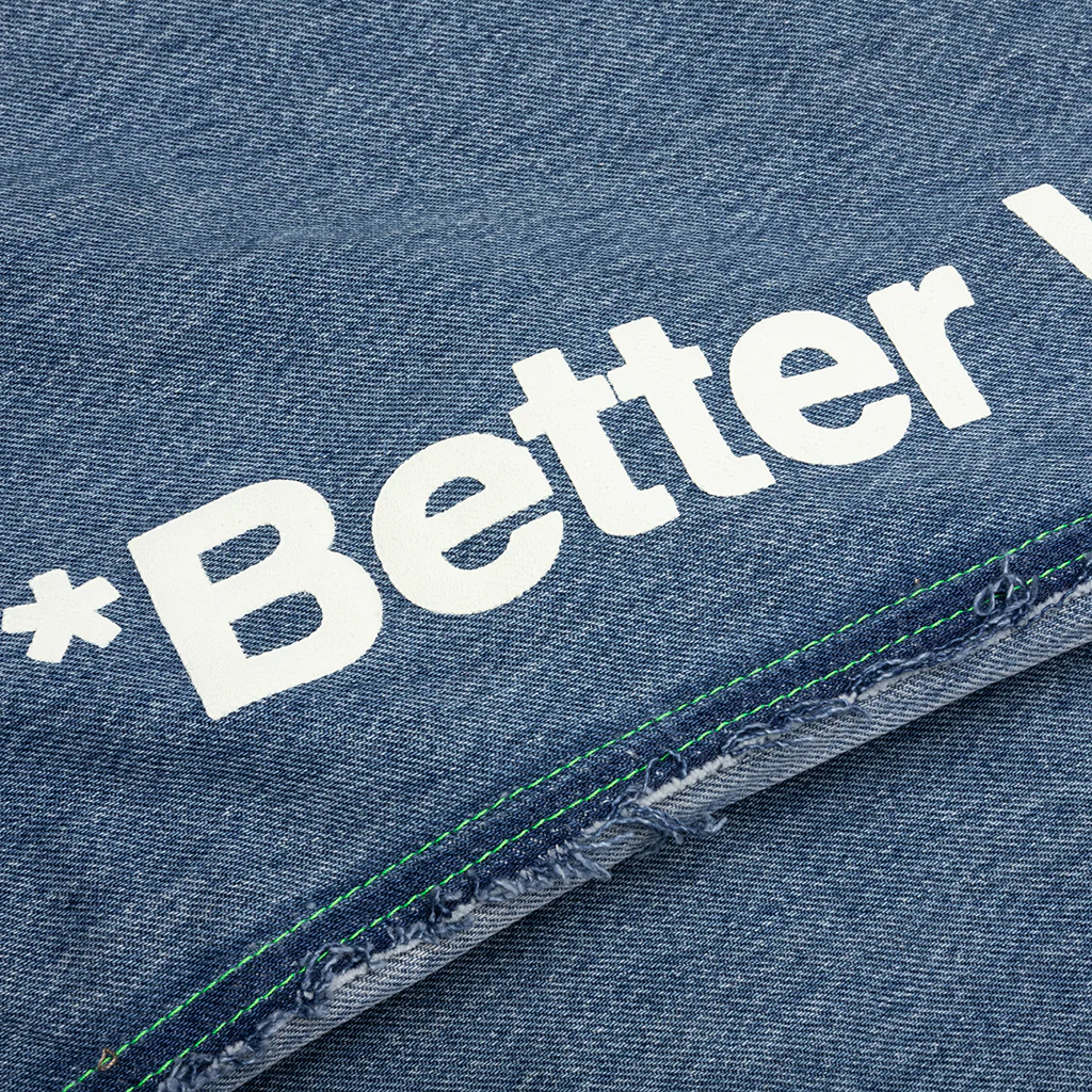 Baggy Jawn Denim Pants - Indigo - Image 4