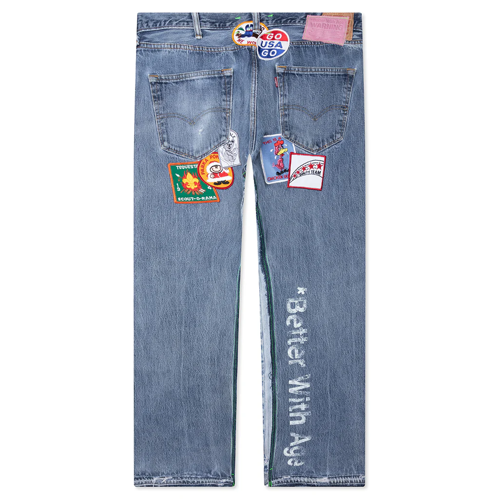 Gentlemen's Denim Pants - Indigo - Image 2