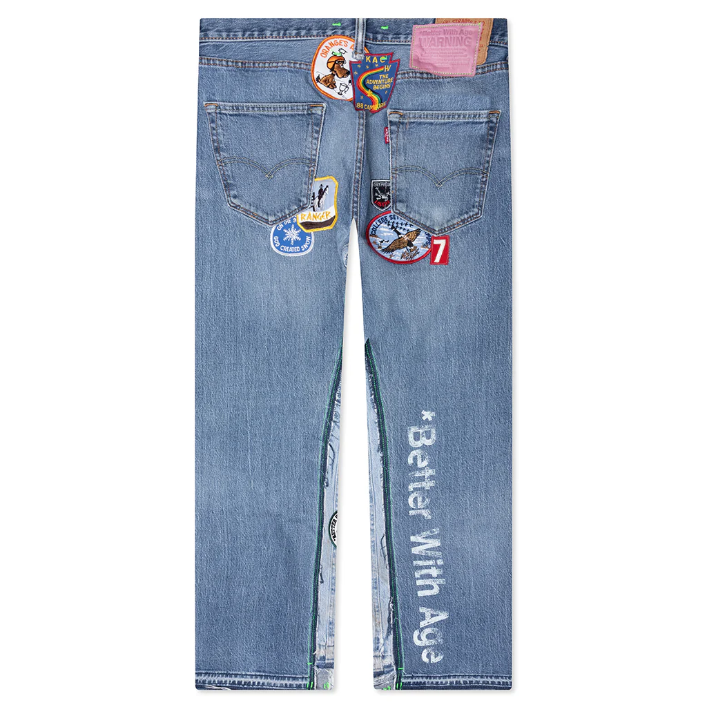 Gentlemen's Denim Pants - Indigo - Image 2