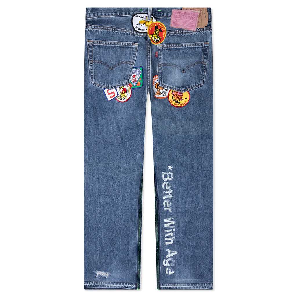 Gentlemen's Denim Pants - Indigo - Image 2