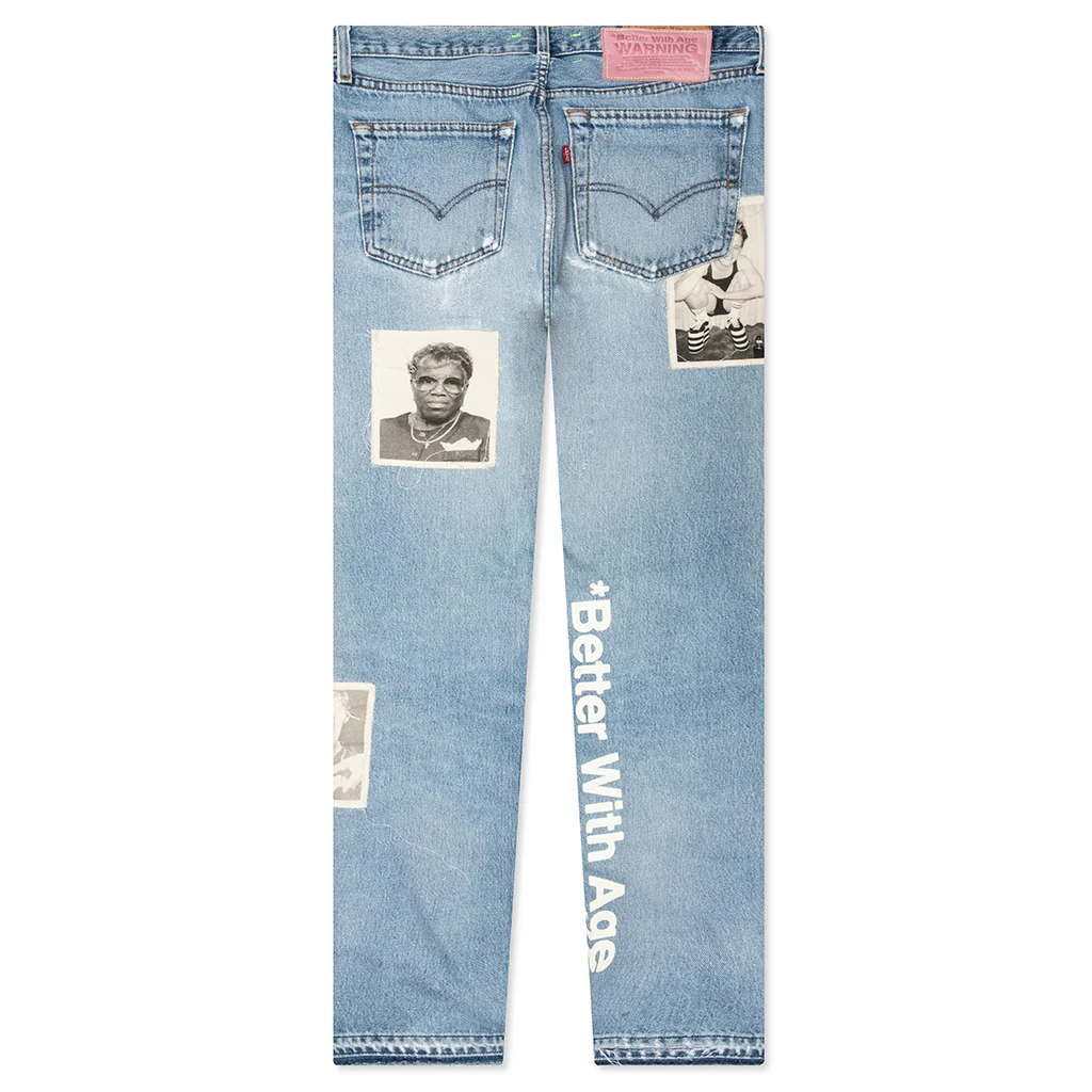 Helena Denim Pants - Indigo - Image 2