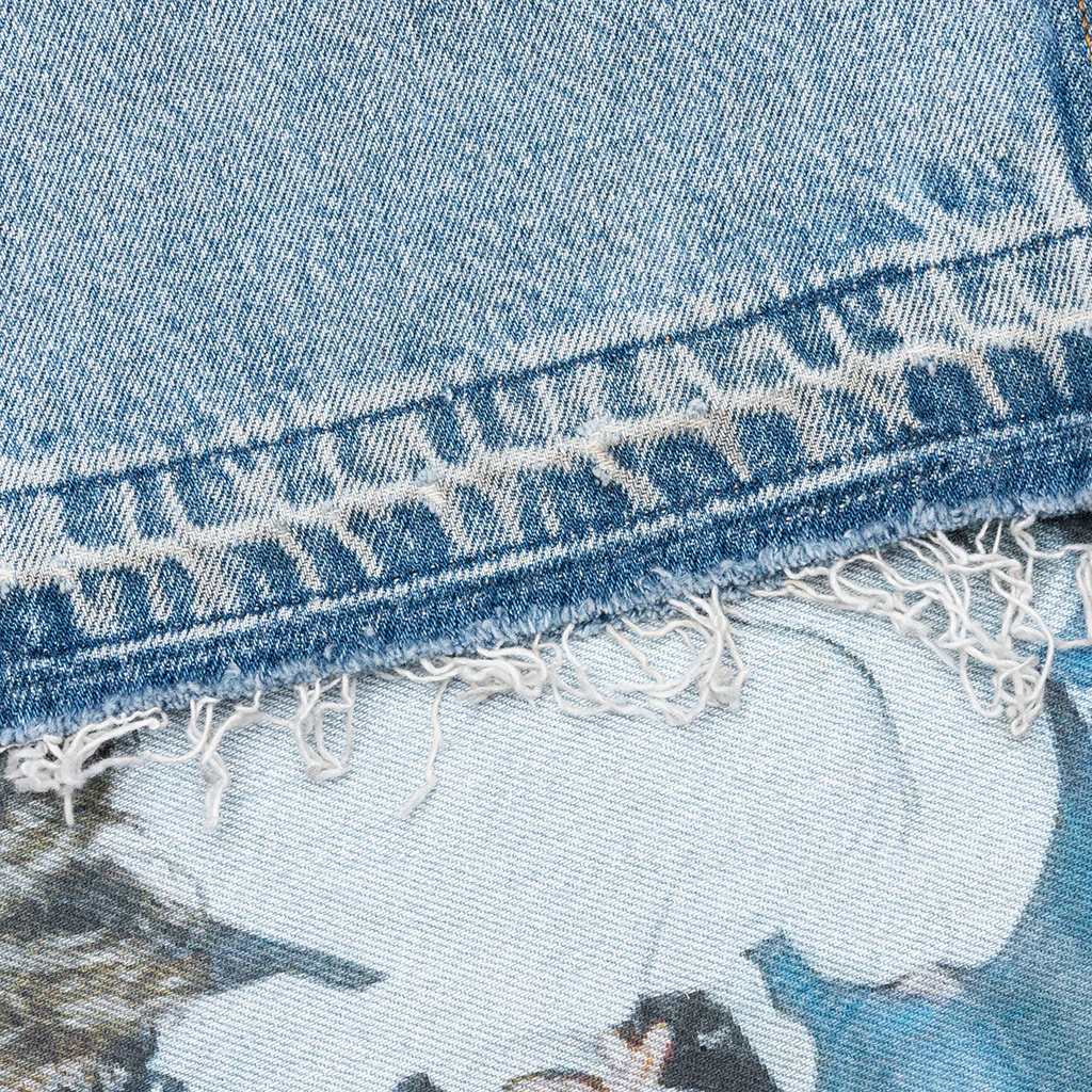 Tabloid Denim Pants - Indigo - Image 6