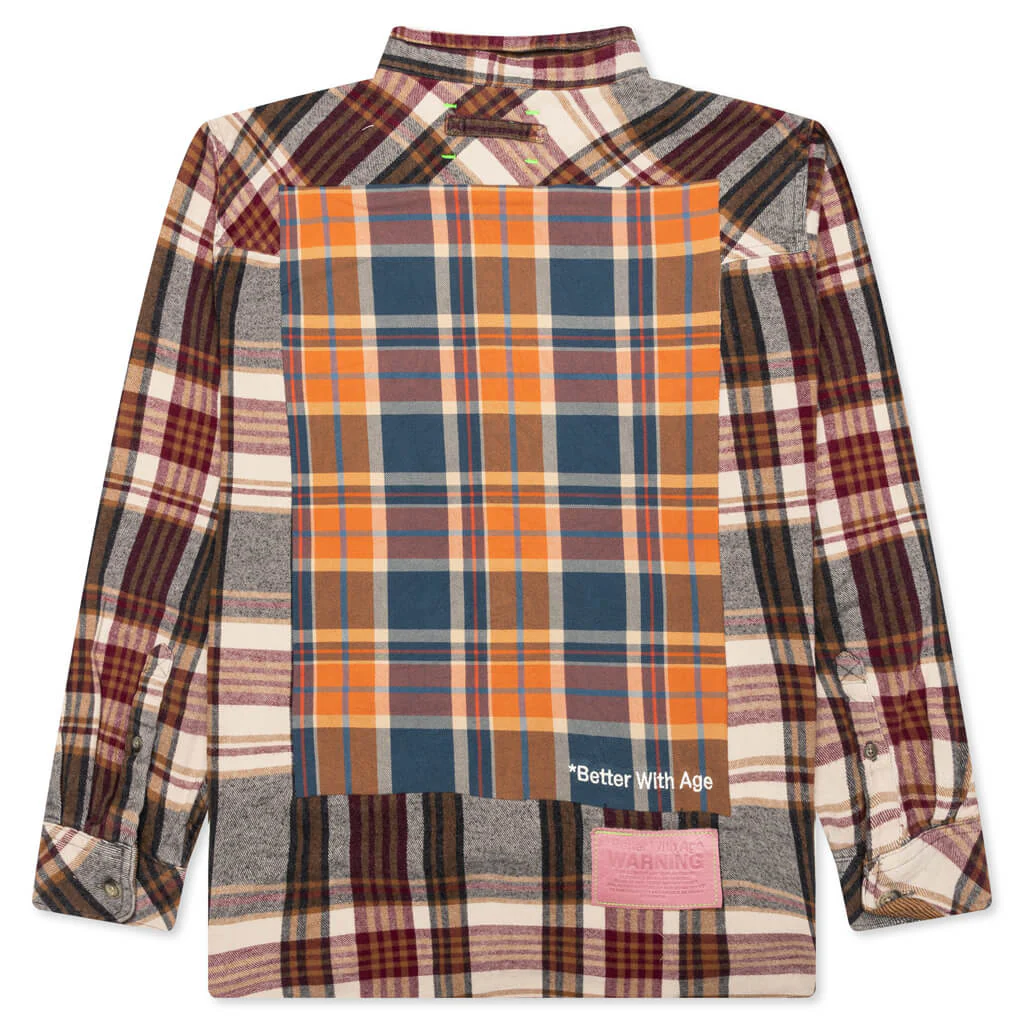 Re-Tartan Flannel Shirt - Multi - Image 2