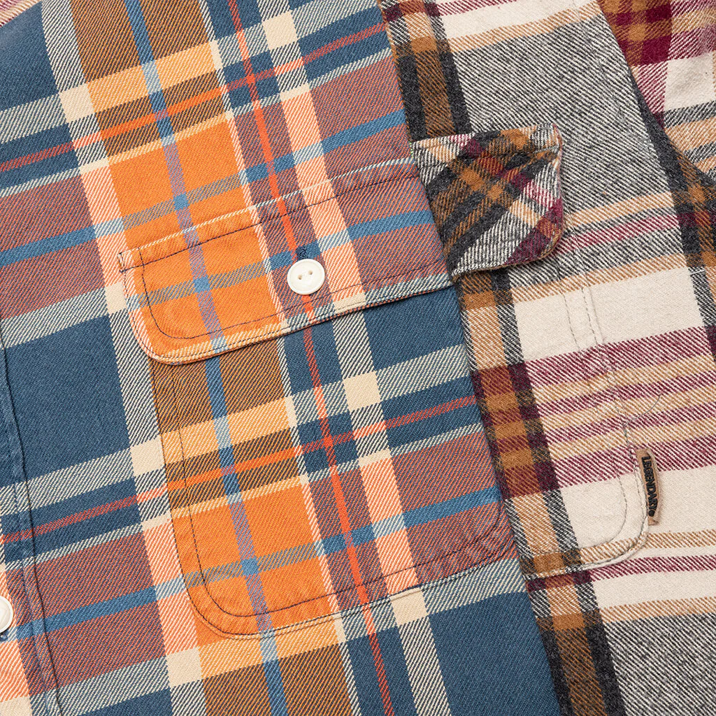 Re-Tartan Flannel Shirt - Multi - Image 4