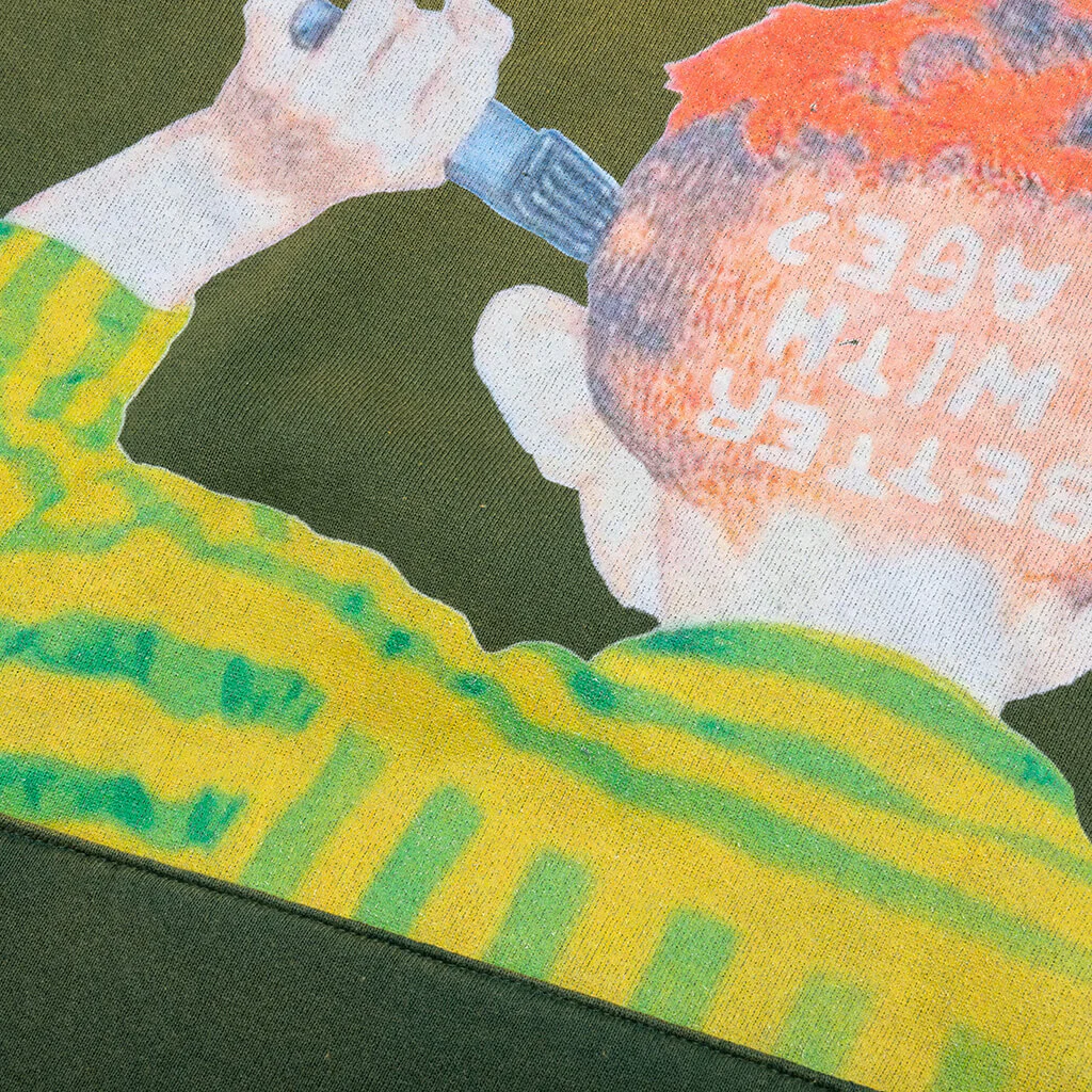 Besmirch Hoodie - Green - Image 4
