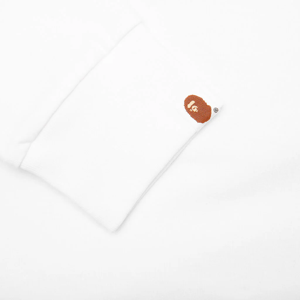 By Bathing Ape L/S Tee - White - Image 4