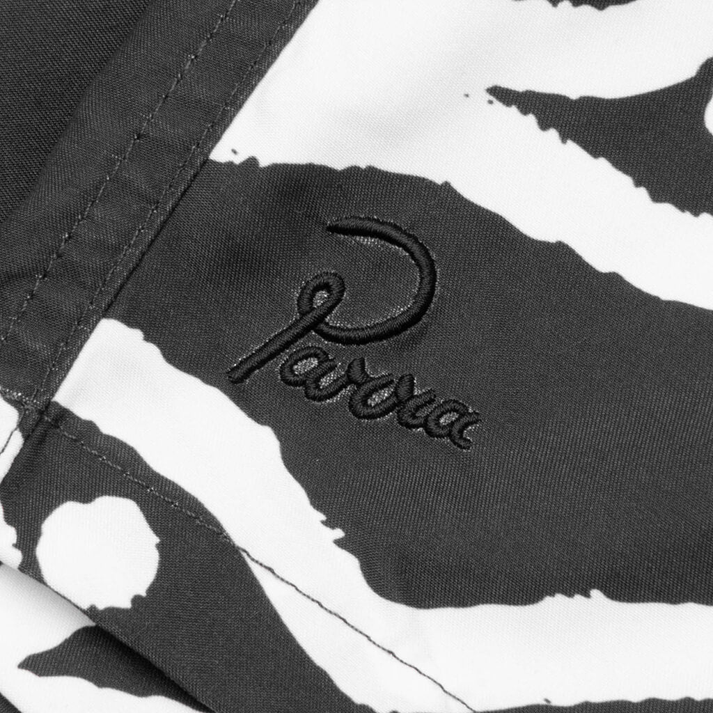 Birds Fly Free Swim Shorts - Black - Image 3