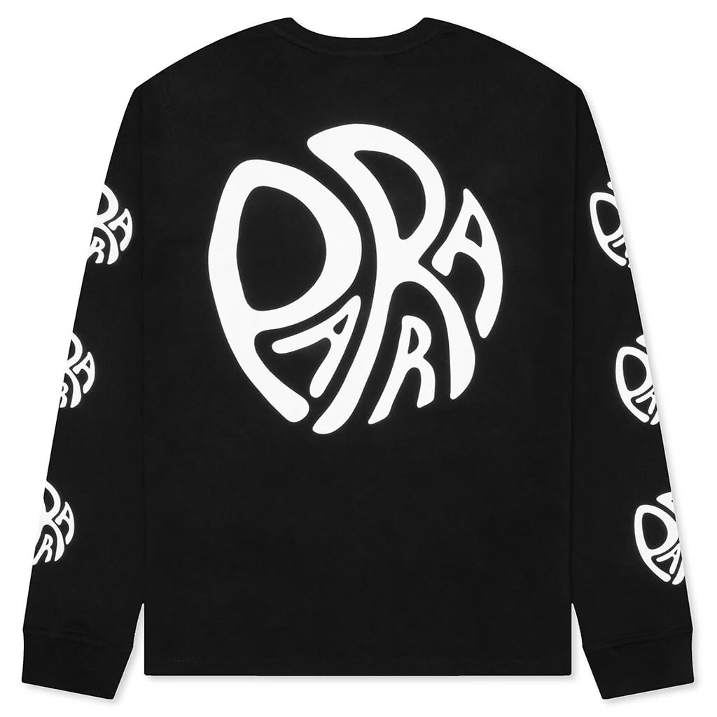 Circle Tweak Logo L/S T-Shirt - Black - Image 2