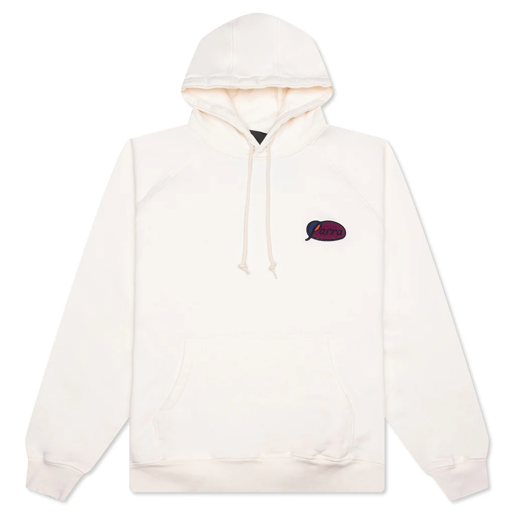 Circled Script Logo Hooded Sweatshirt - Off White