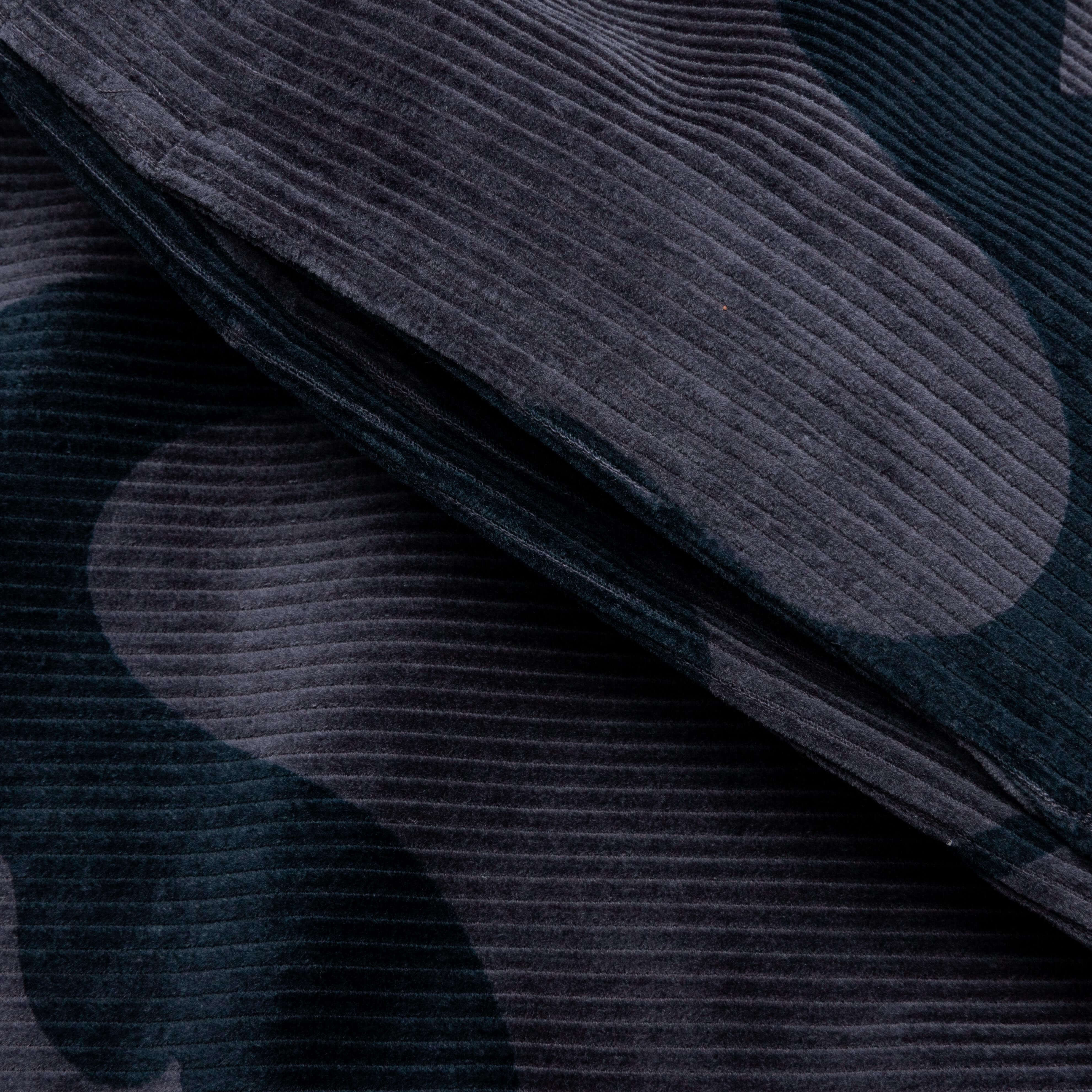 Clipped Wings Corduroy Pants - Greyish Blue - Image 3