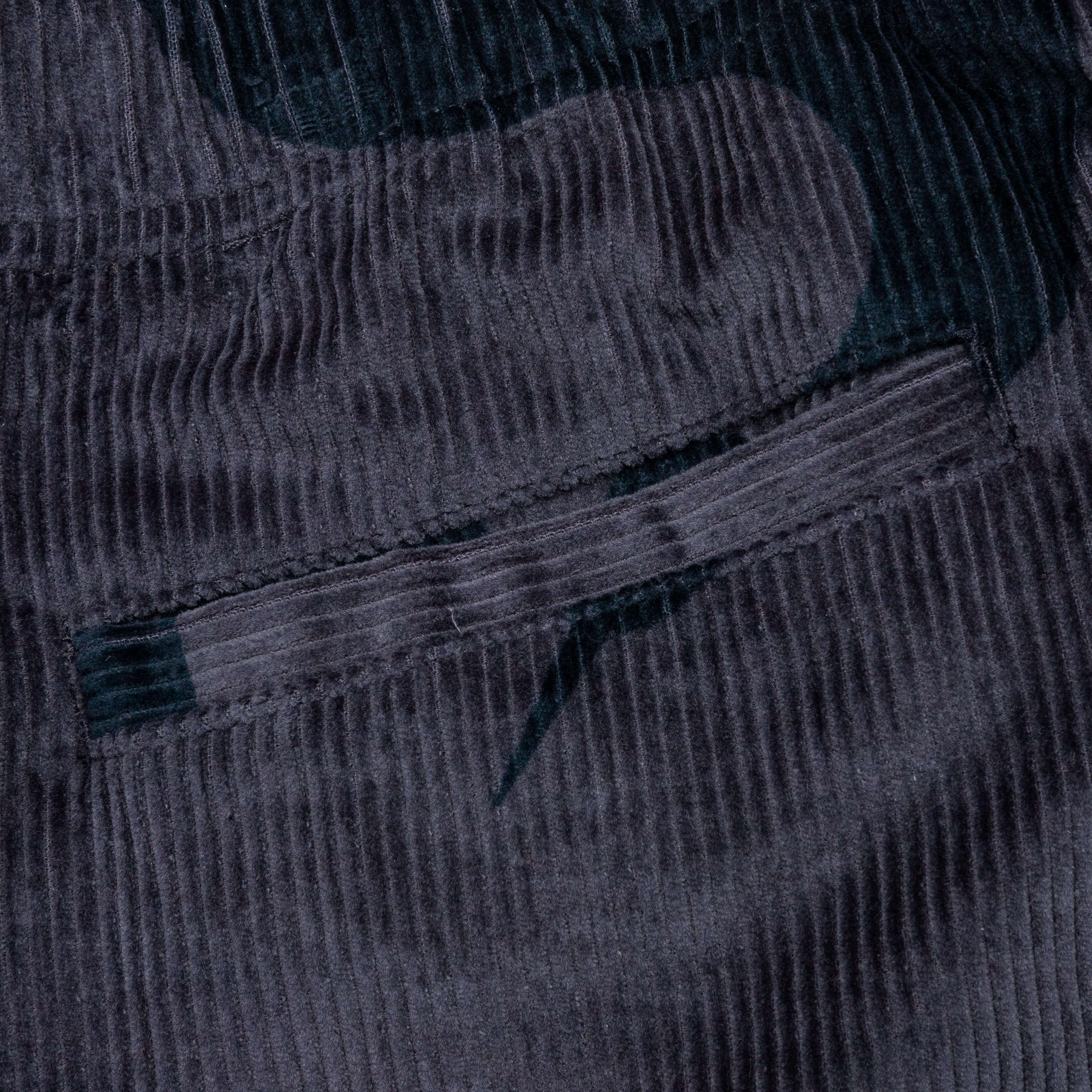 Clipped Wings Corduroy Pants - Greyish Blue - Image 5