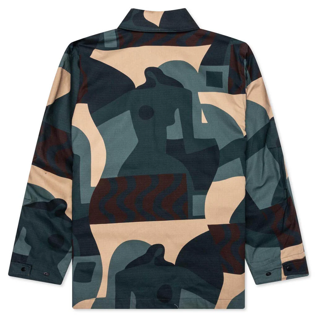 Distorted Camo Jacket - Green - Image 2