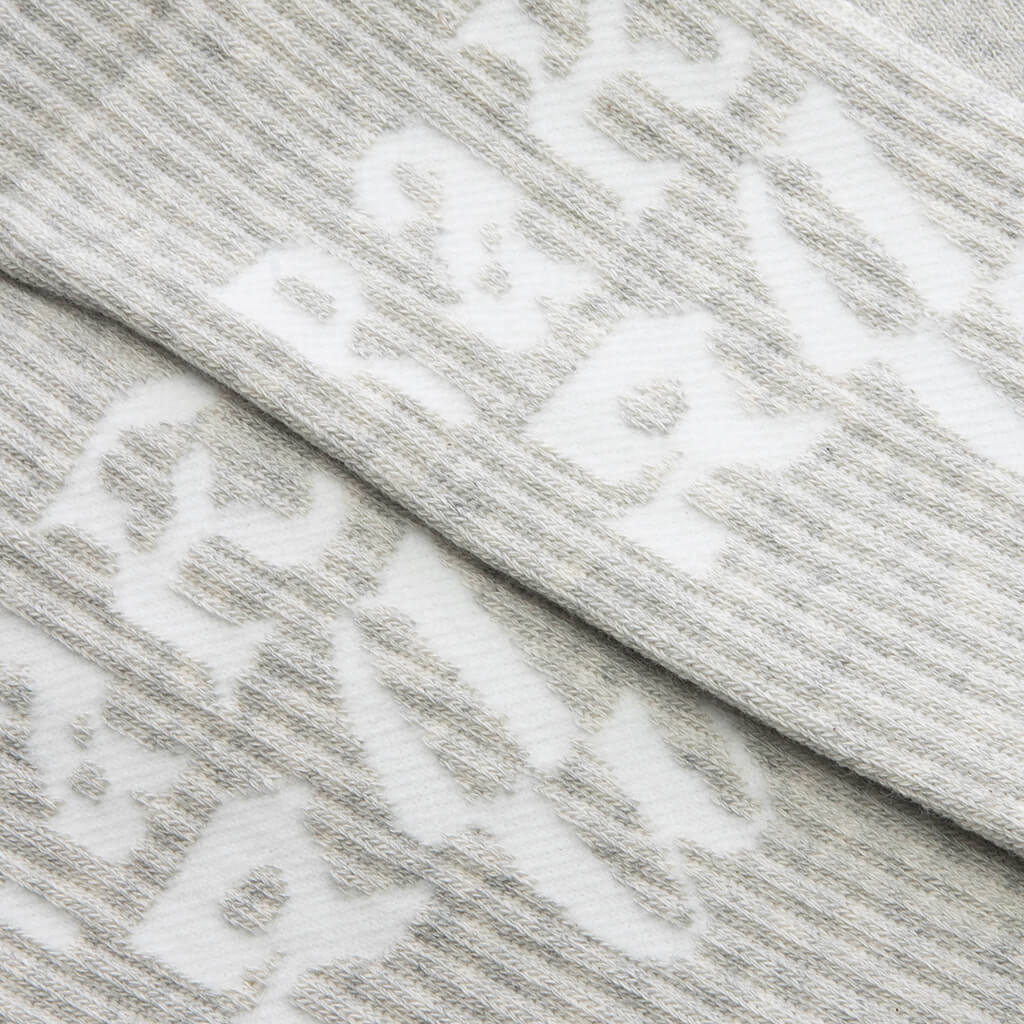 Error Logo Crew Socks - Grey - Image 2