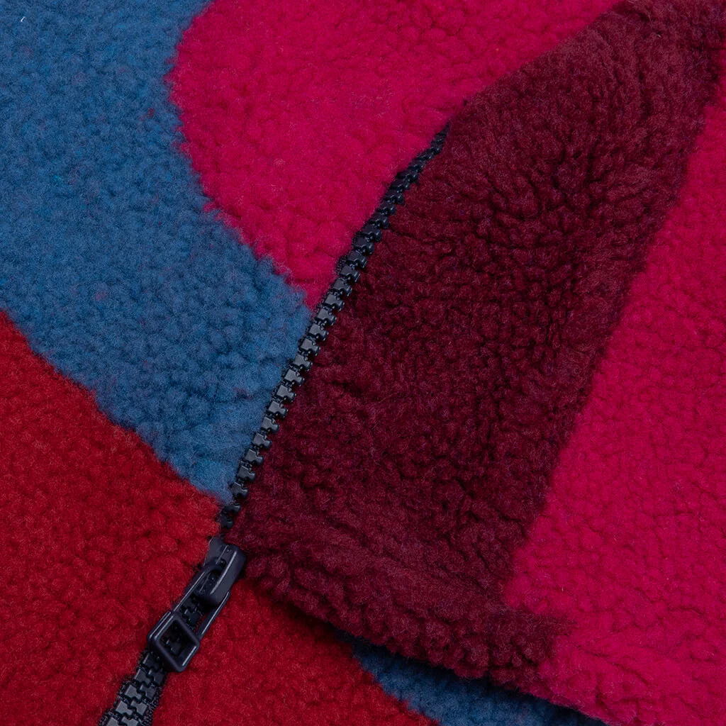 Full Ftp Booster Polar Fleece Jacket - Red - Image 4