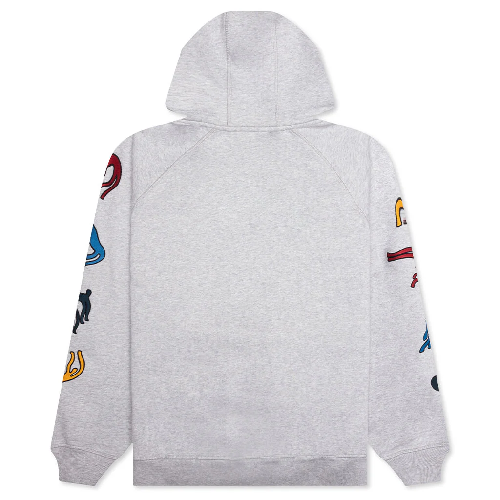 La Chambre Nuit Hooded Sweatshirt - Heather Grey - Image 2