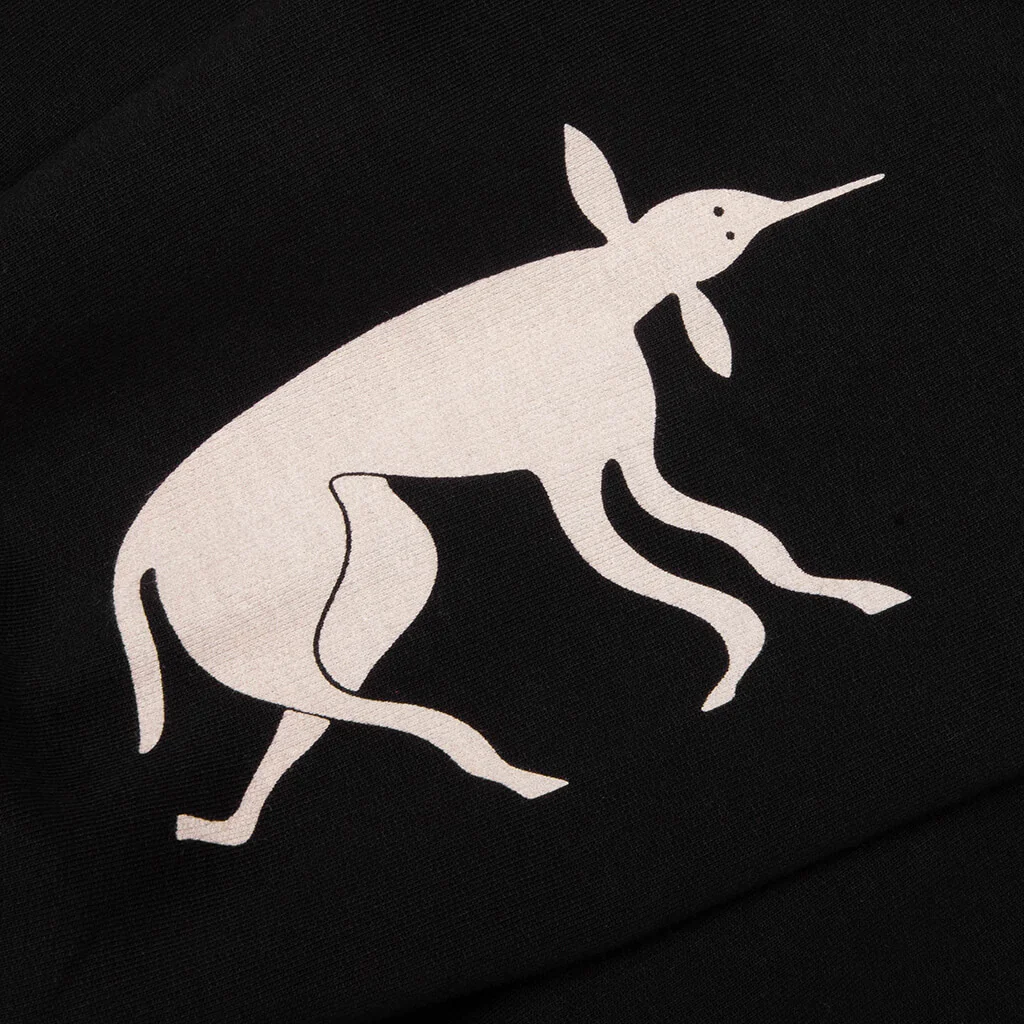 Non Grand Cafe Hooded Sweatshirt - Black - Image 5