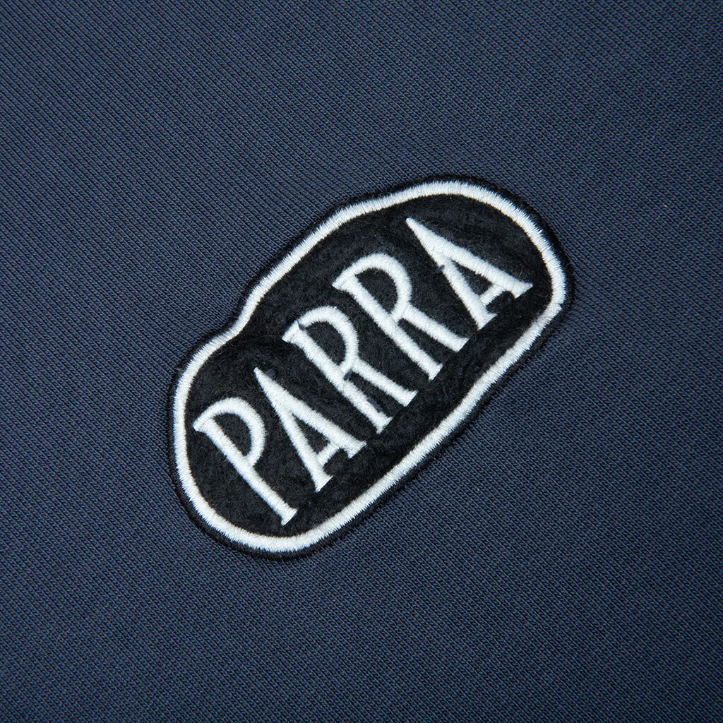Oval Logo Hooded Sweatshirt - Washed Blue - Image 3