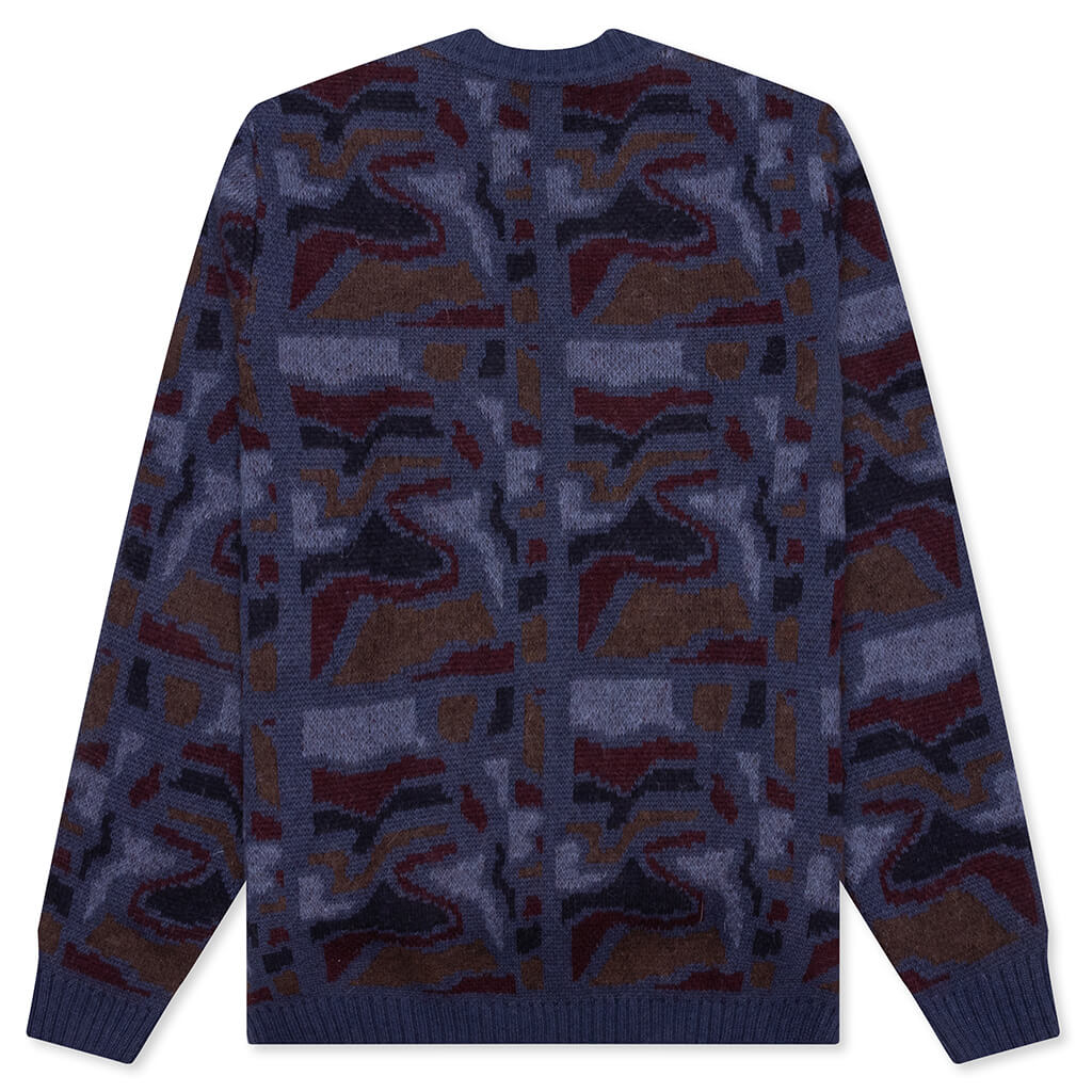 Repeat Ftp Booster Knitted Pullover - Blue - Image 2