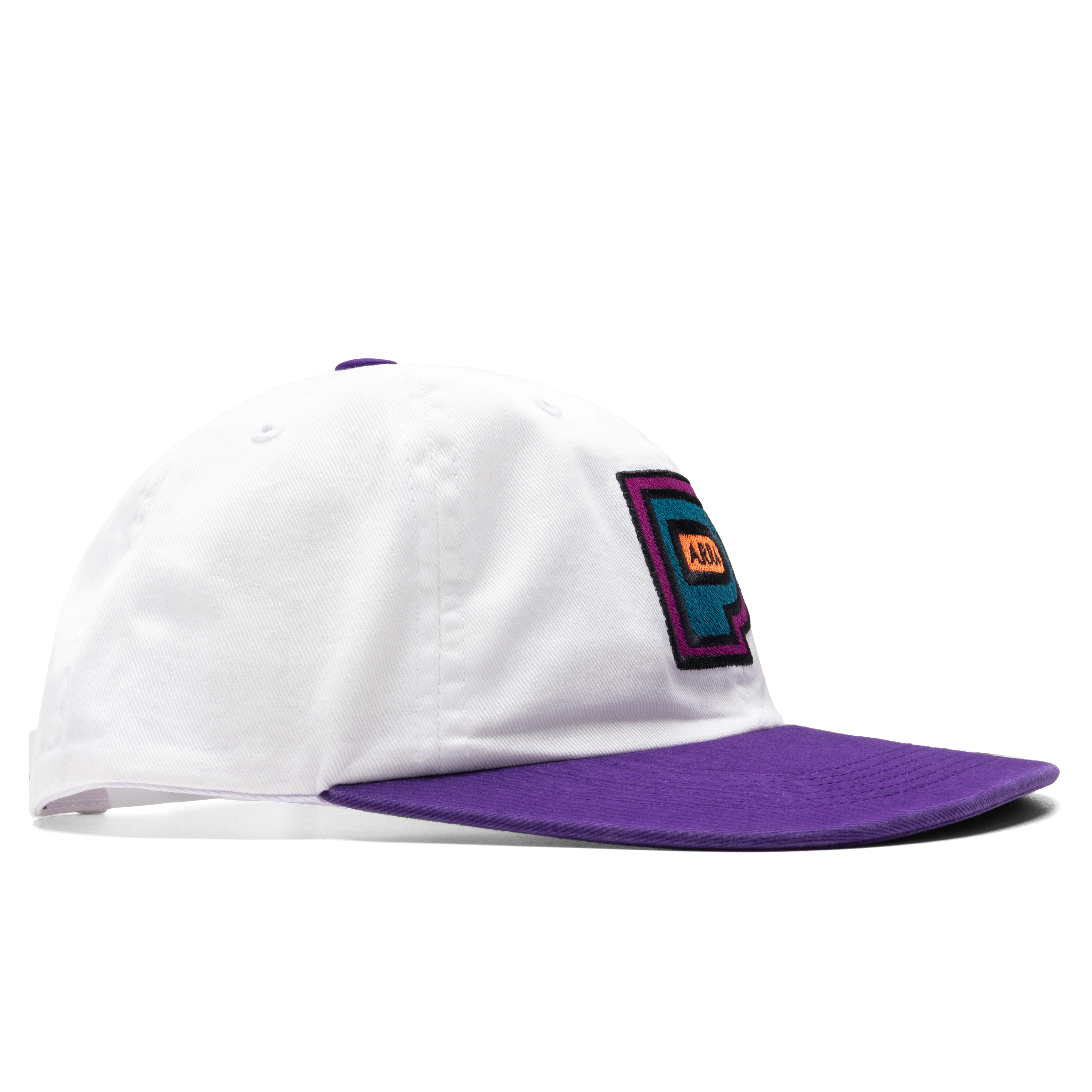 Repeat Pea 6 Panel Hat - Purple - Image 3
