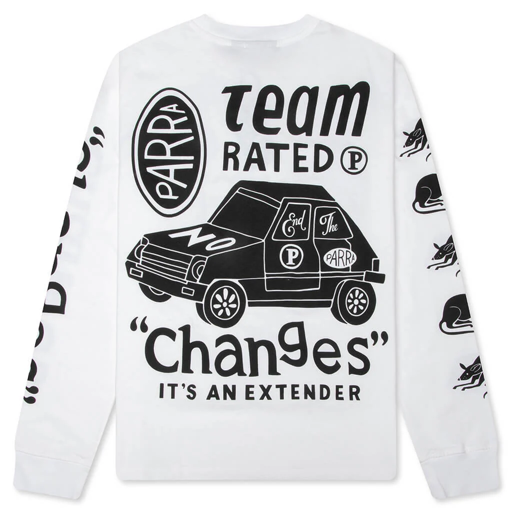 Team Changes L/S T-Shirt - White - Image 2