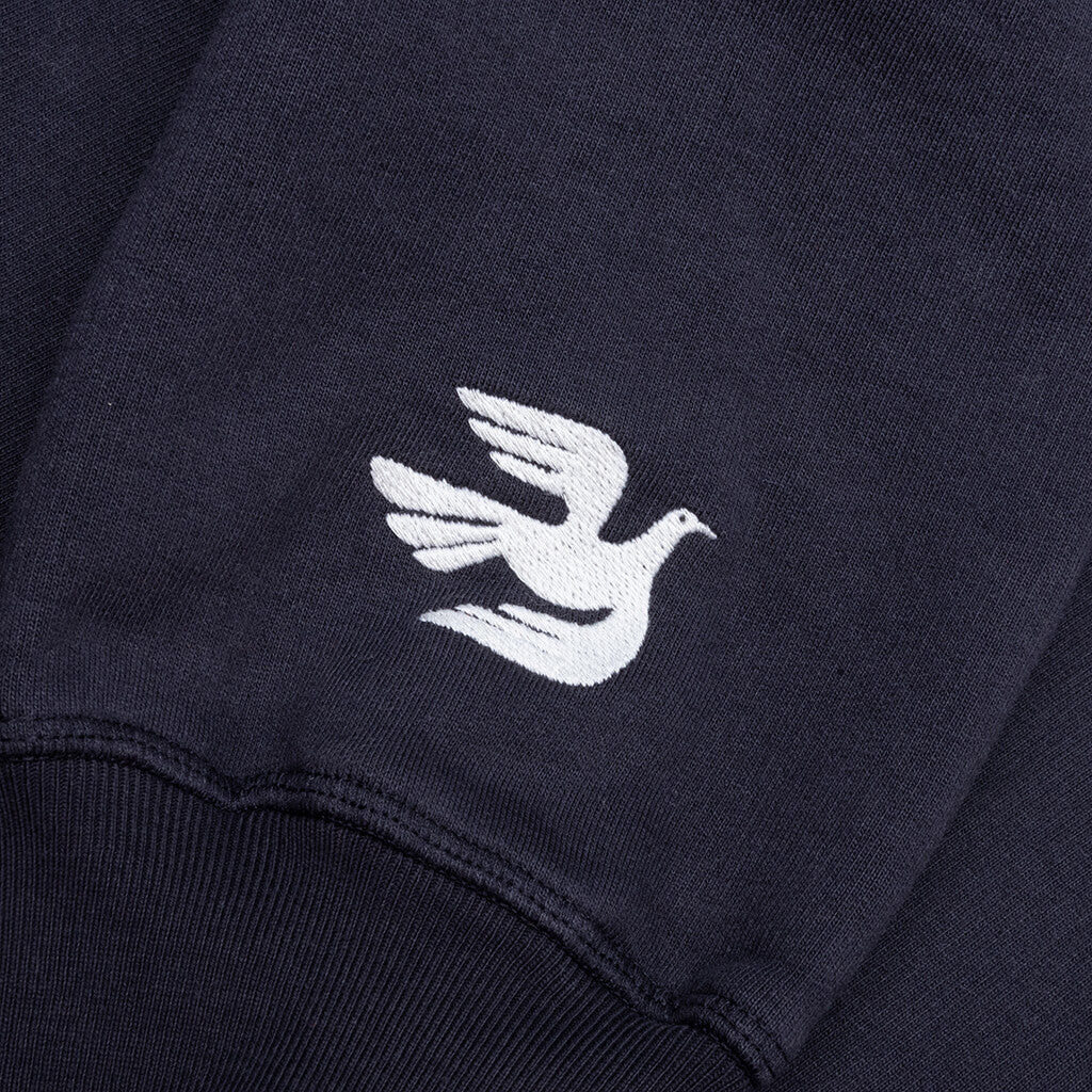 Weird Trad Logo Crew Neck Sweatshirt - Dark Navy - Image 4