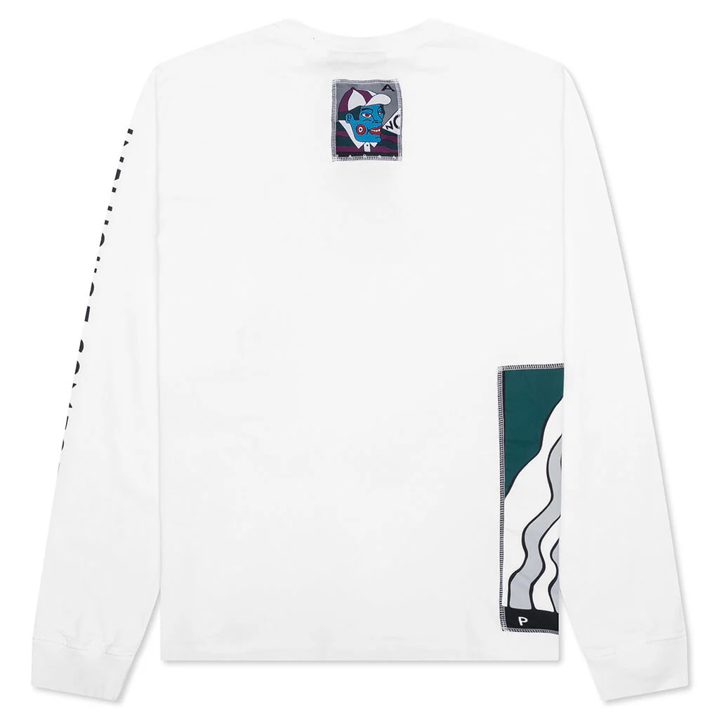 Your Face Long Sleeve T-Shirt - White - Image 2