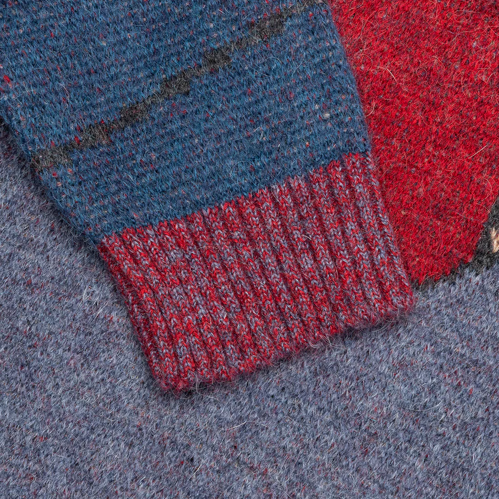 Your Street Knitted Pullover - Blue - Image 5
