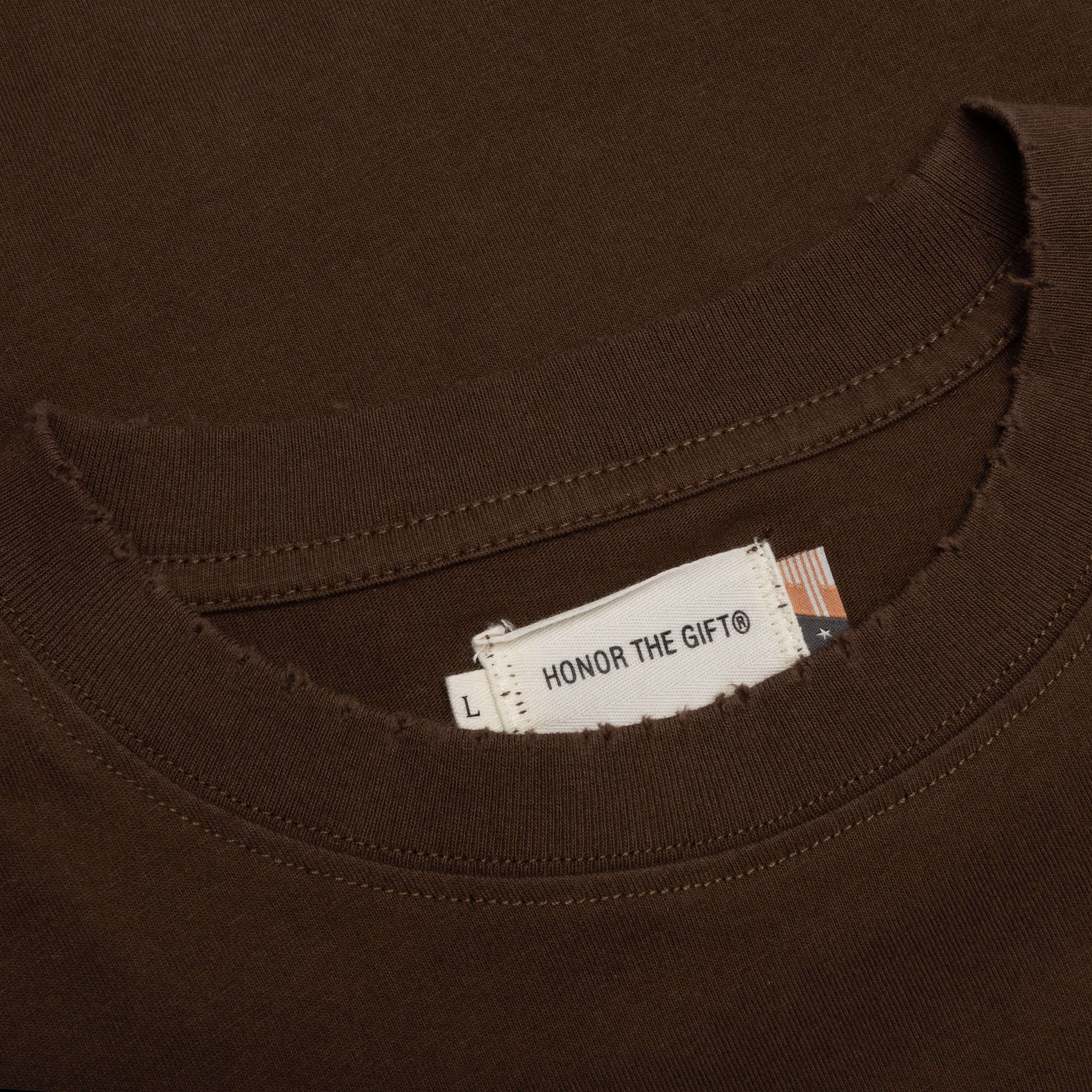 Mystery of Pain Tee - Brown - Image 3