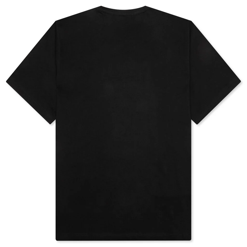 Scribbled Cowboy Logo Tee - Black - Image 2
