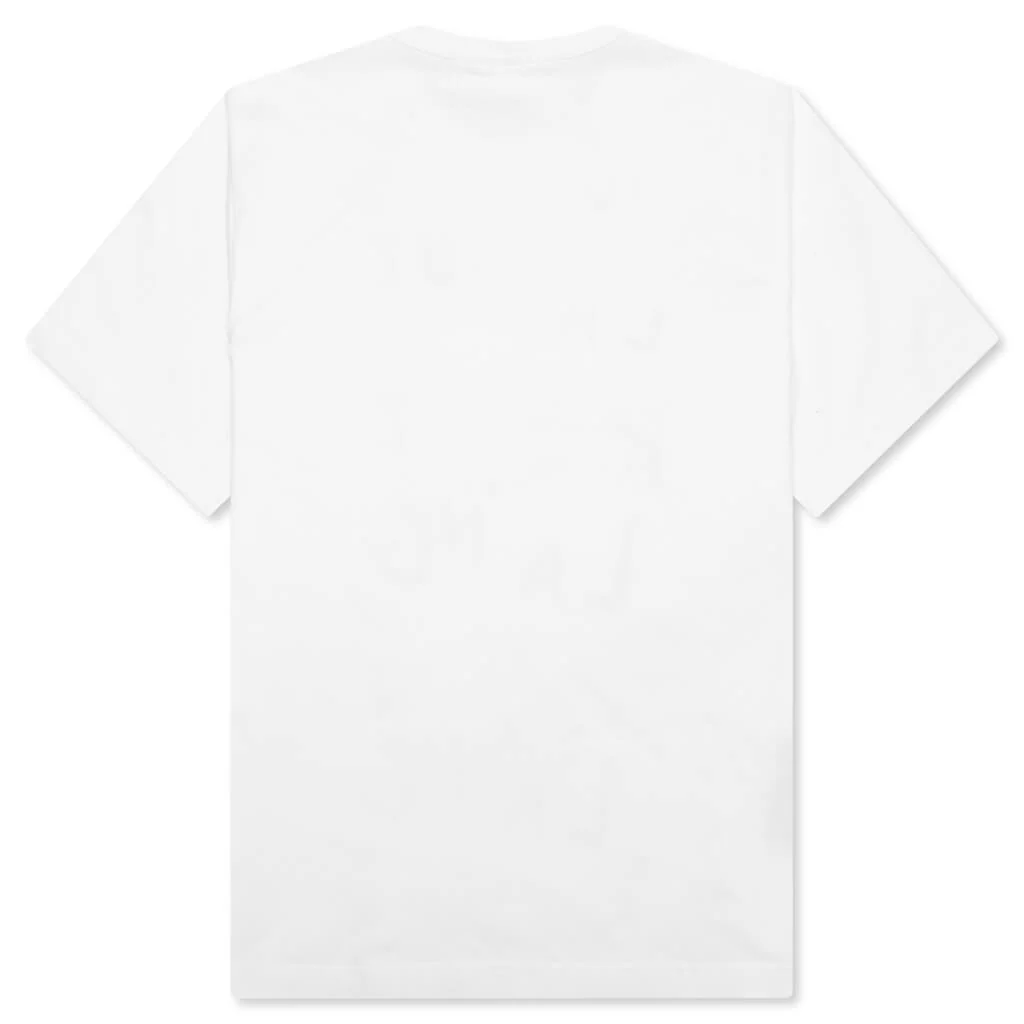 Scribbled Logo Tee - White - Image 2