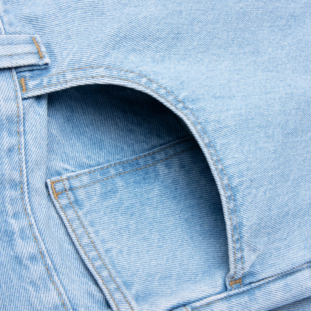 Brandon Pant - Blue Heavy Stone Bleached - Image 3