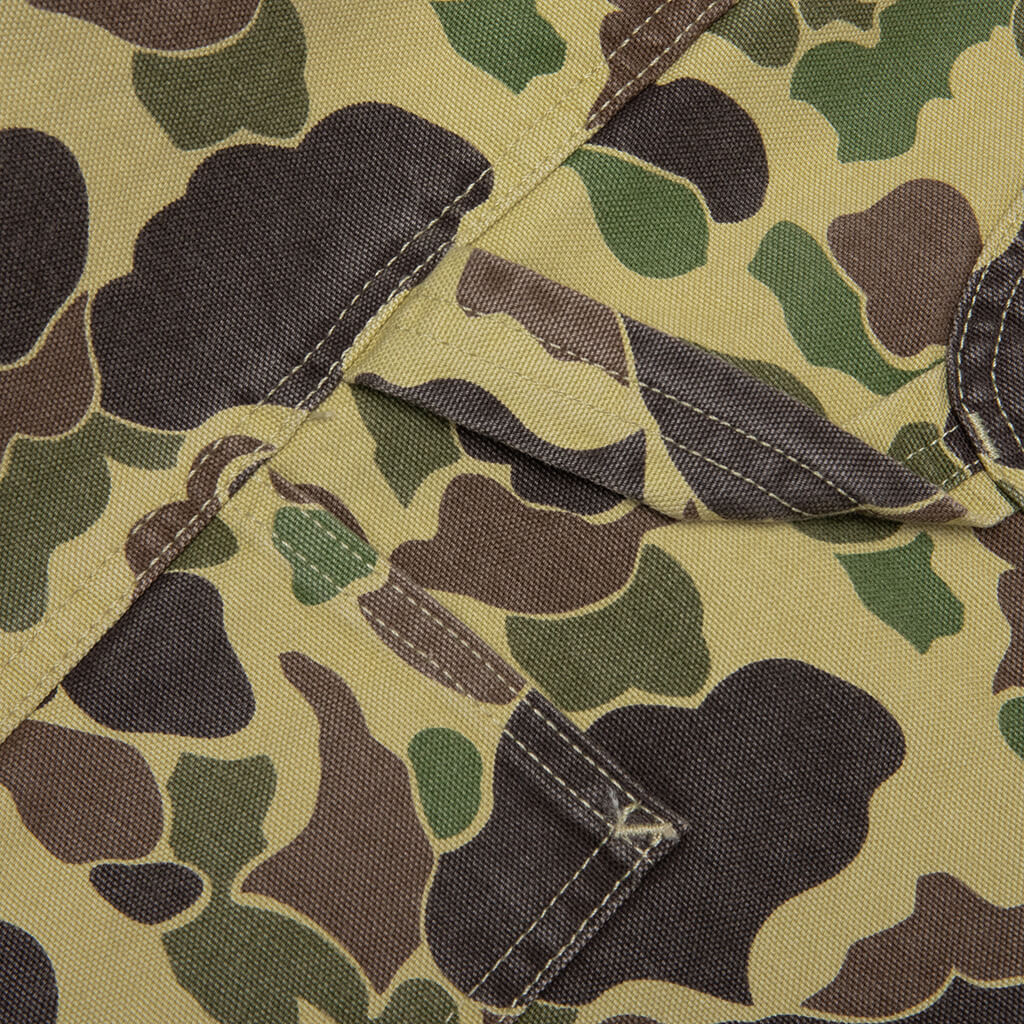 Duck Single Knee Pant - Camo Duck Green Stone Washed - Image 3