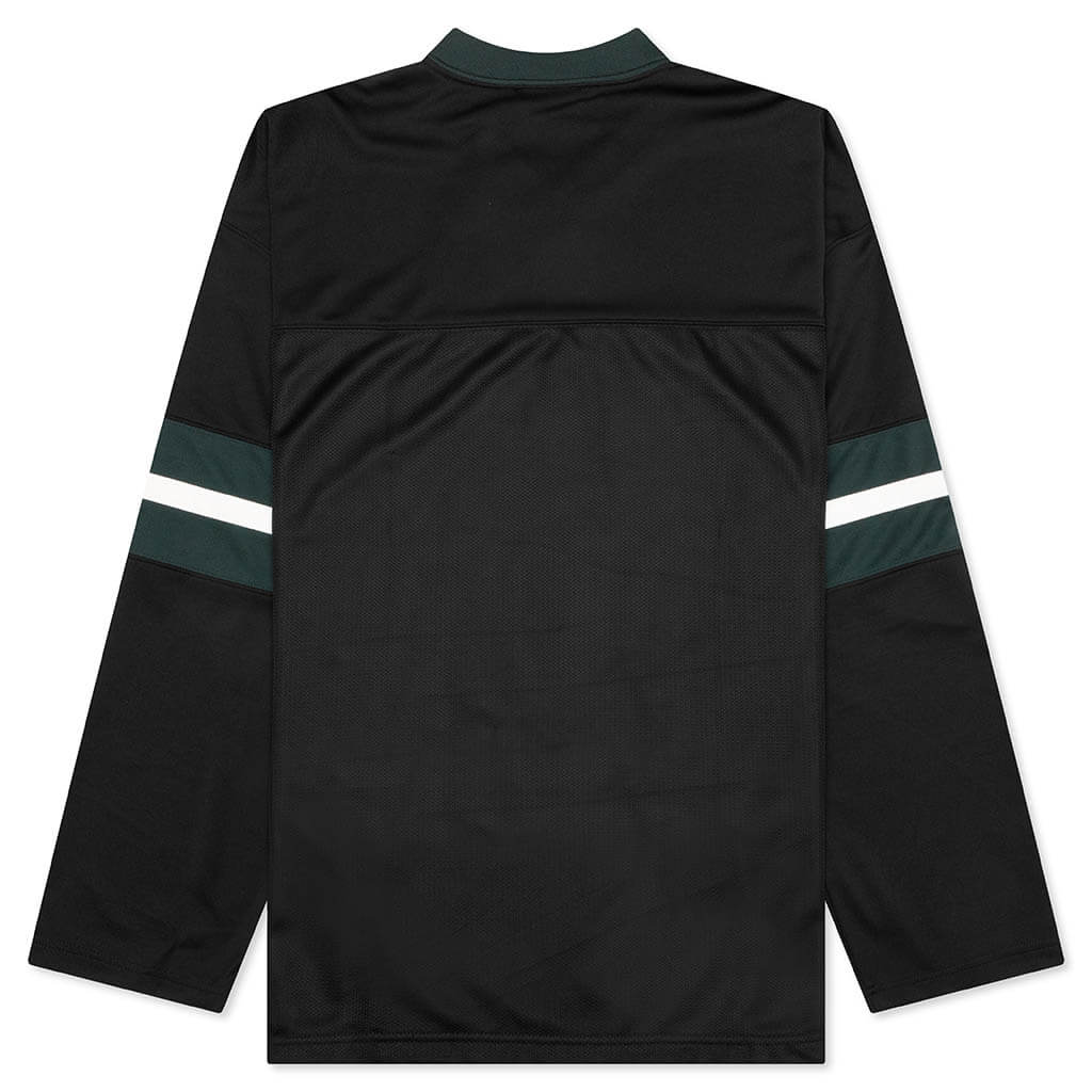 L/S Detroit Mesh T-Shirt - Black/Conifer/Wax - Image 2