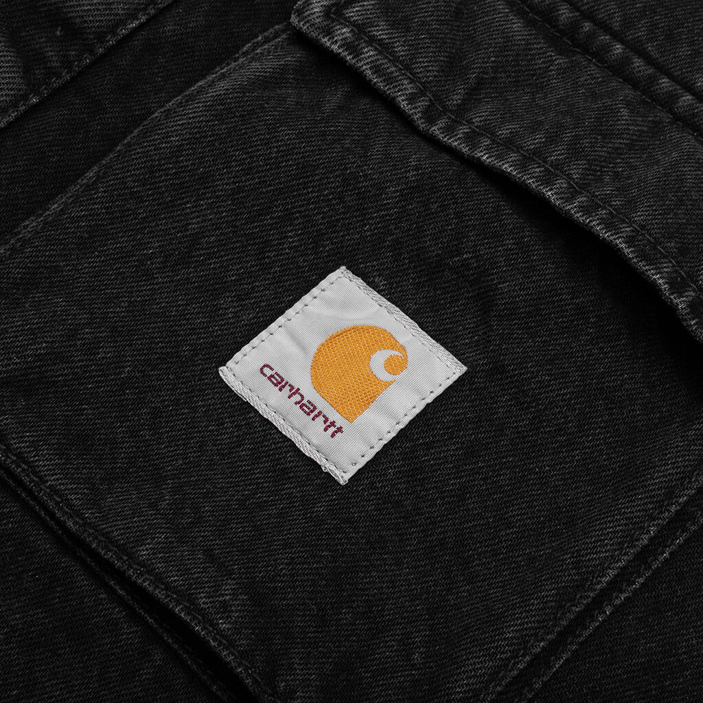 Monterey Shirt Jacket - Black Stone Washed - Image 4