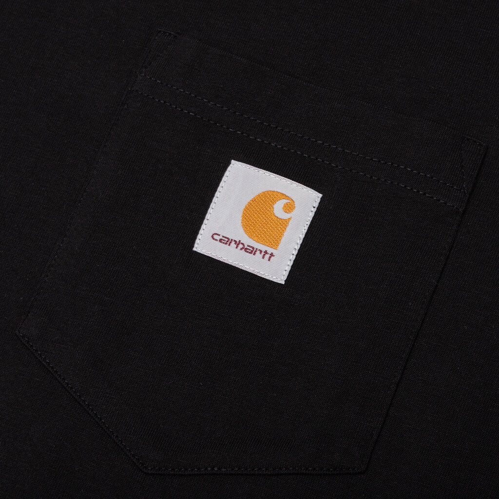 S/S Pocket T-Shirt - Black - Image 3