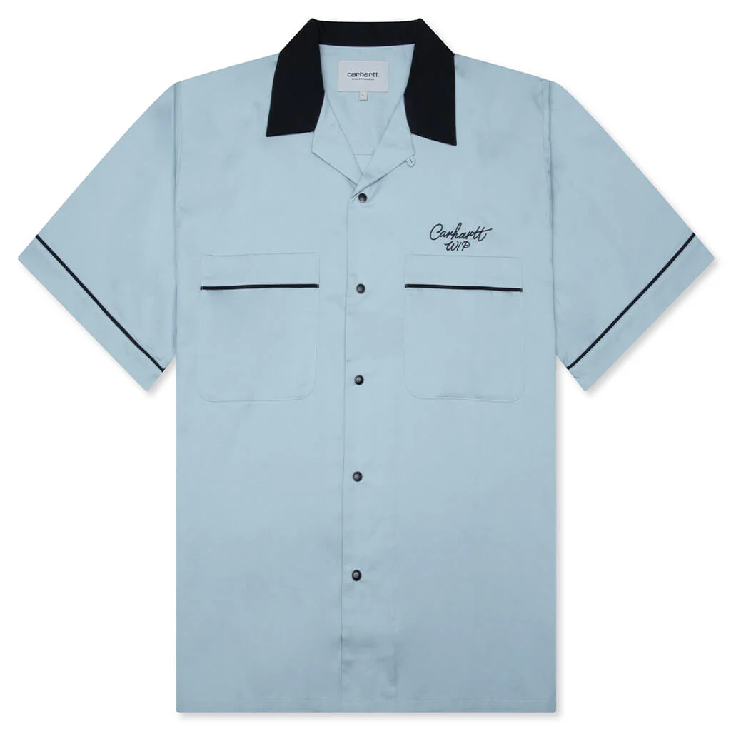 S/S Bowl Shirt - Blue Fog/Black