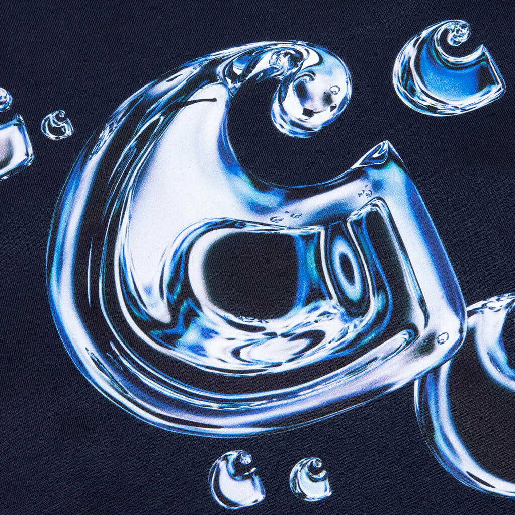 S/S Solar Chrome C-Logo T-Shirt - Dark Navy - Image 3