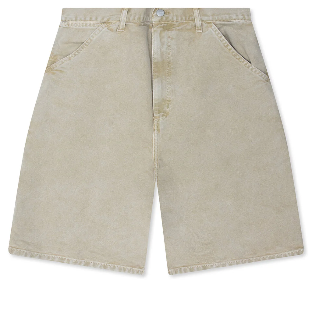 Single Knee Short - Dusty Hamilton Brown Chalk Wash