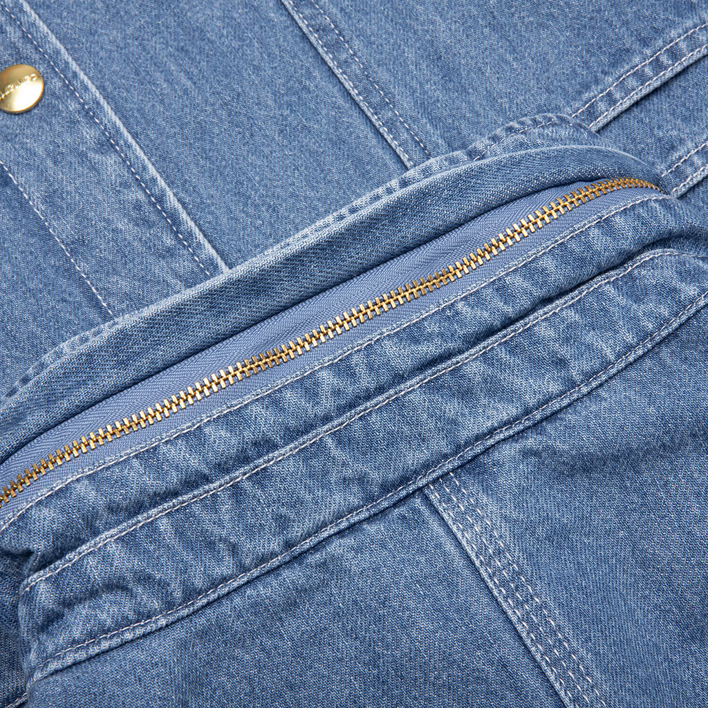 Carhartt WIP x Invincible Denim Chore Coat Max - Blue - Image 4