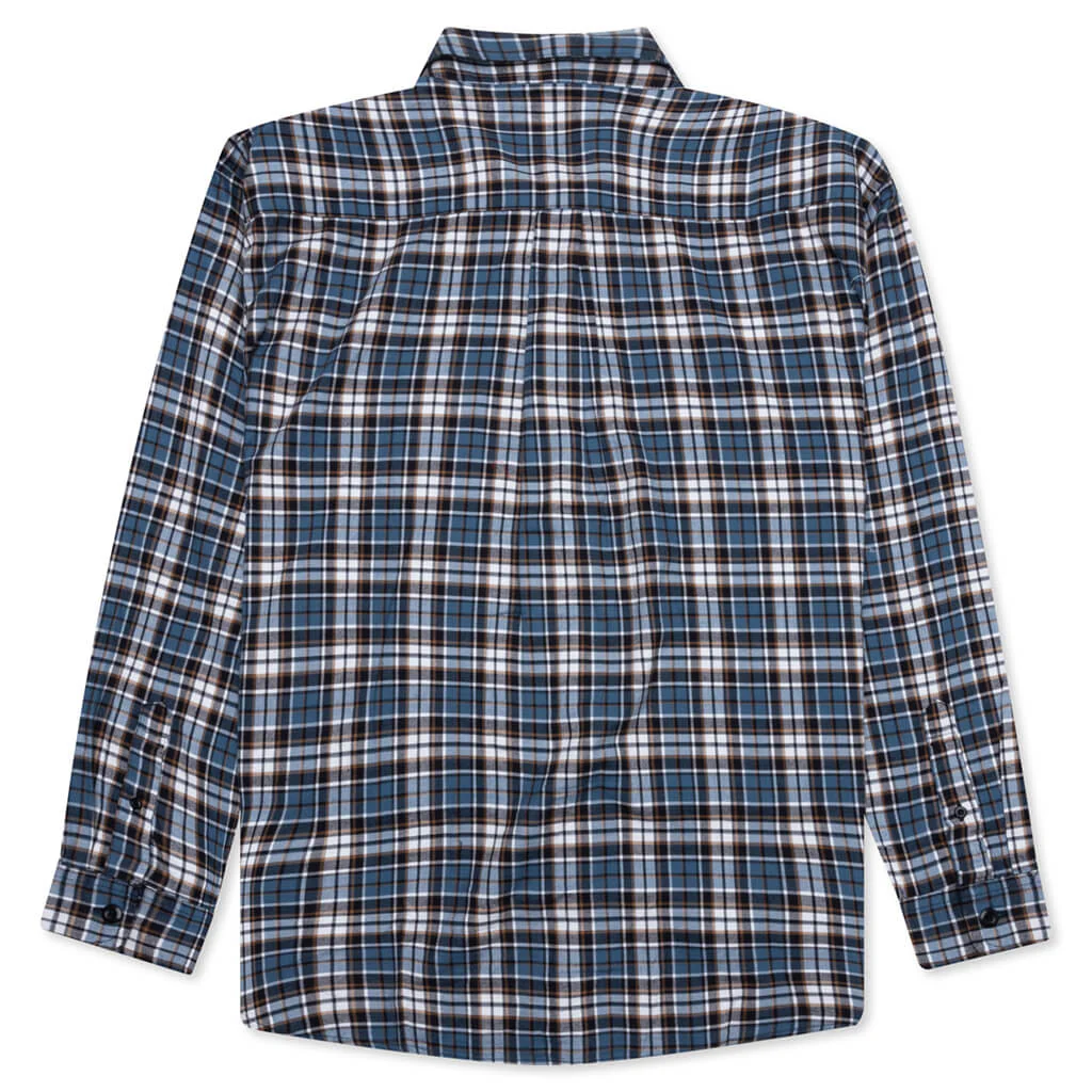 Yuma L/S Shirt - Yuma Check/Storm Blue - Image 2