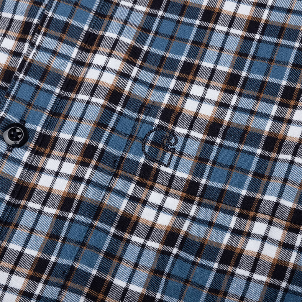 Yuma L/S Shirt - Yuma Check/Storm Blue - Image 3