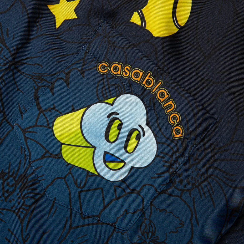 Collage D’Icones Graphiques S/S Silk Shirt - Multicolour - Image 3