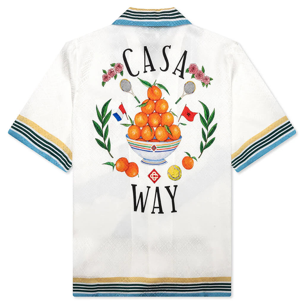 Cuban Collar Short Sleeve Shirt - Casa Way - Image 2