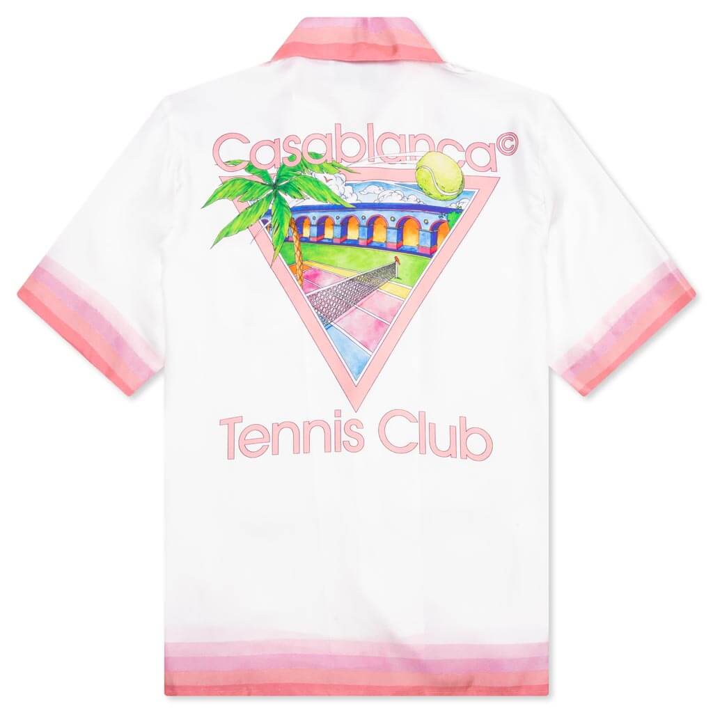 Cuban Collar S/S Shirt - Tennis Club Icon - Image 2