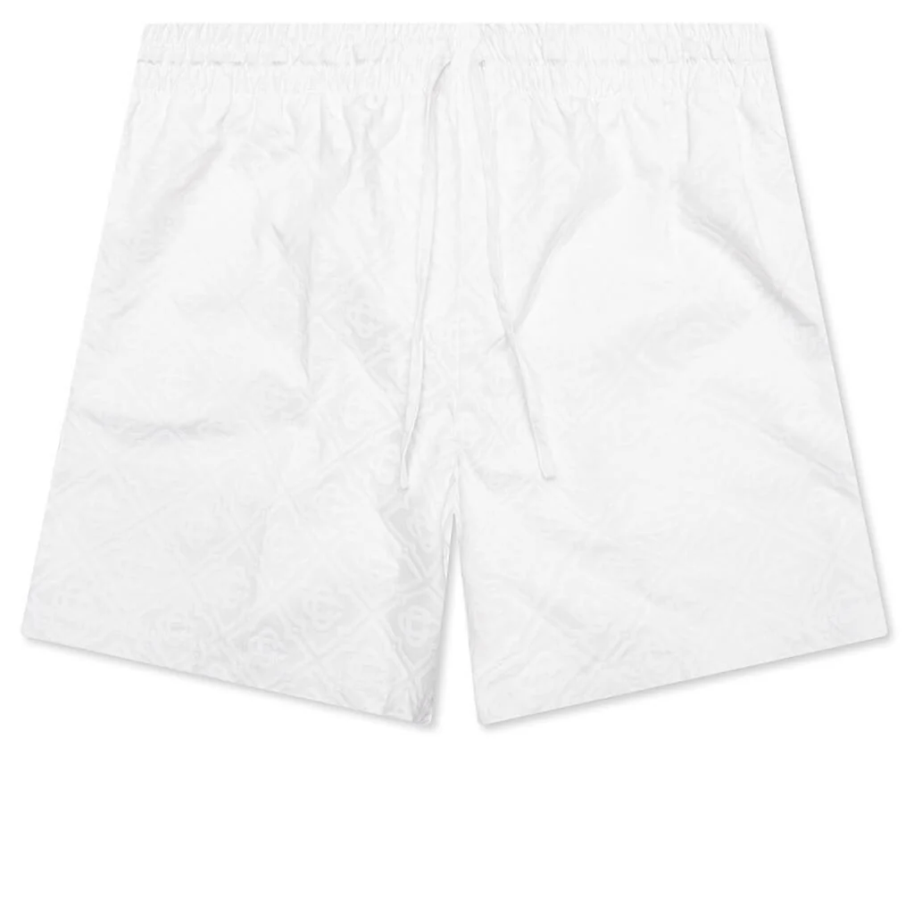 Drawstring Shorts - White