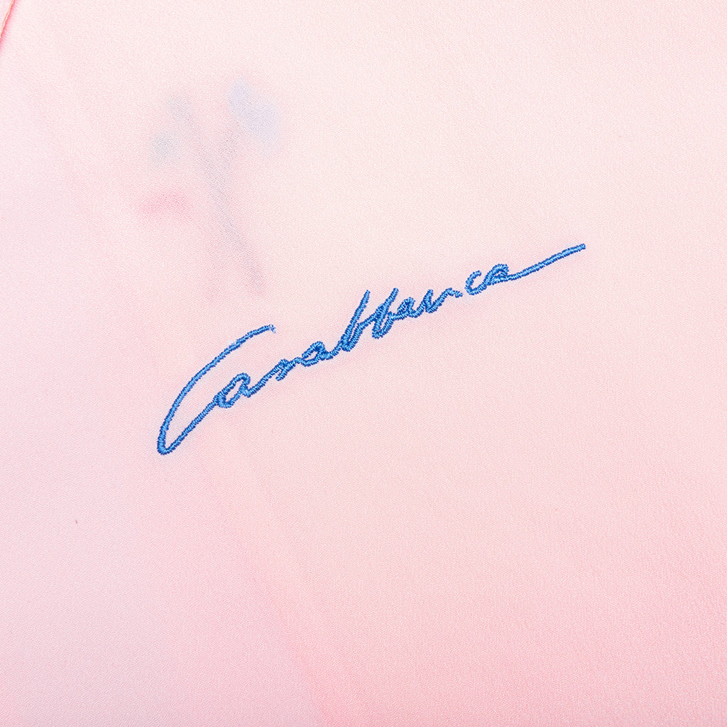 Embroidery Motifs Logo S/S Shirt - Light Pink - Image 3